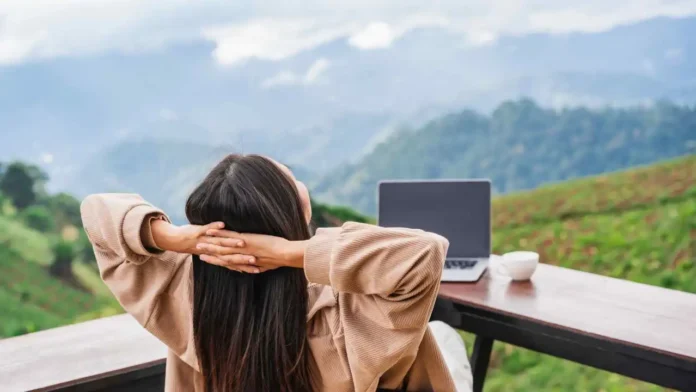 A Laptop by the Window Why Work and Travel Are Blending in India